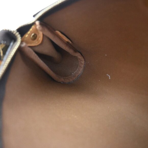 LOUIS VUITTON Eva 2Way Chain Shoulder Bag Monogram Leather Brown - Picture 10 of 15